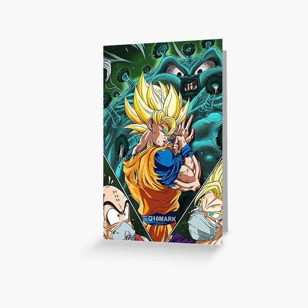 SSJ2 Goku vs Majin Vegeta - Q10Mark Photographic Print for Sale by q10mark