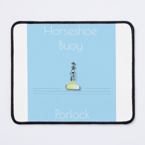 Item preview, Horseshoe Buoy Porlock designed and sold by CoastPicsDesign.