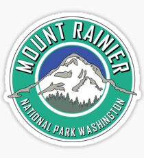 MOUNT RAINIER NATIONAL PARK WASHINGTON 1899 HIKING CAMPING CLIMBING Sticker