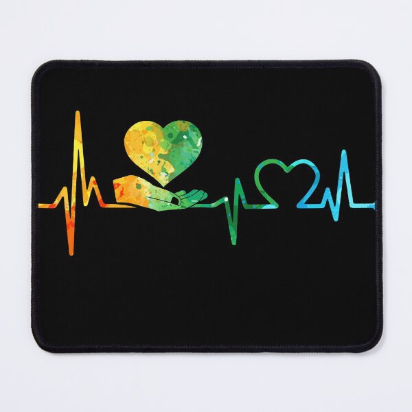 Item preview, SOCIAL WORKER HEARTBEAT WATERCOLOR designed and sold by WinghiDesign.