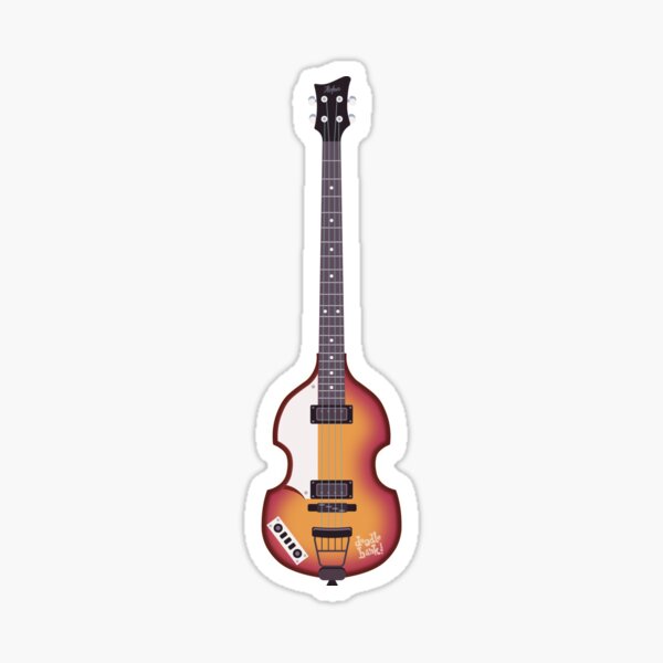 Paul McCartney Höfner Violin Bass Sticker