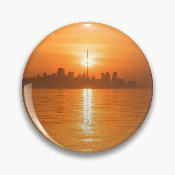 Item preview, Hot Timing - The Sun Rising Right Behind Toronto CN Tower designed and sold by Georgia Mizuleva.