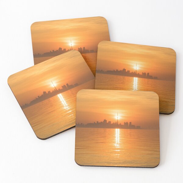 Item preview, Hot Timing - The Sun Rising Right Behind Toronto CN Tower designed and sold by Georgia Mizuleva.