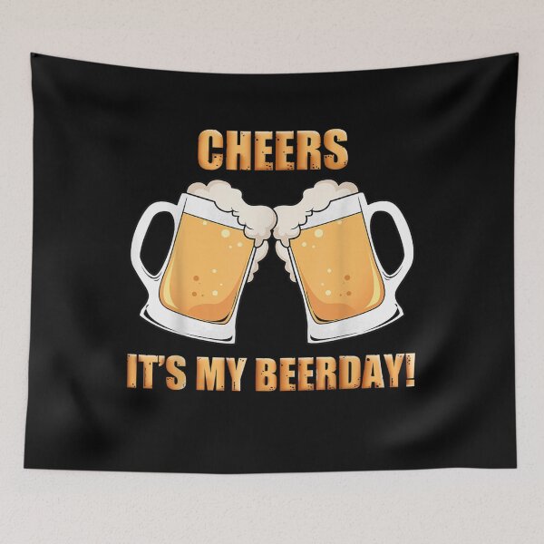 Item preview, Cheers Its My BeerDay designed and sold by SHIRLEYLEE21.