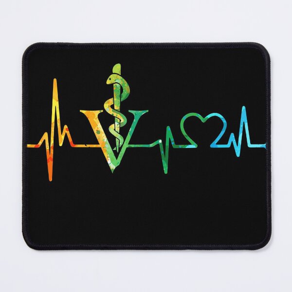 Item preview, VETERINARIAN HEARTBEAT WATERCOLOR, VETERINARIAN HEARTBEAT , VETERINARIAN WATERCOLOR designed and sold by WinghiDesign.