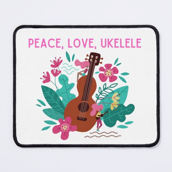 Item preview, Peace, Love, Ukelele designed and sold by Iojofruits.