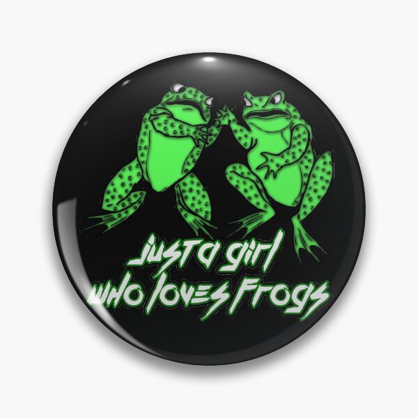 Item preview, Just A Girl Who Loves Frogs designed and sold by NuarzDesign.