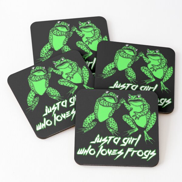 Item preview, Just A Girl Who Loves Frogs designed and sold by NuarzDesign.