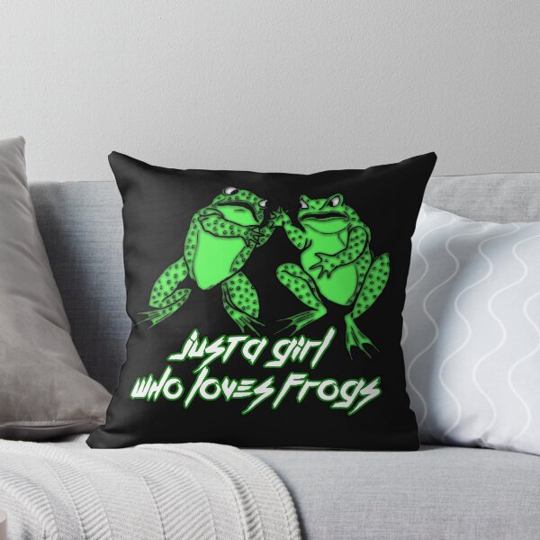 Item preview, Just A Girl Who Loves Frogs designed and sold by NuarzDesign.