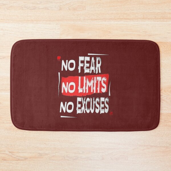 Item preview, No Fear No Limit No Excuase designed and sold by GabriellyLessa.