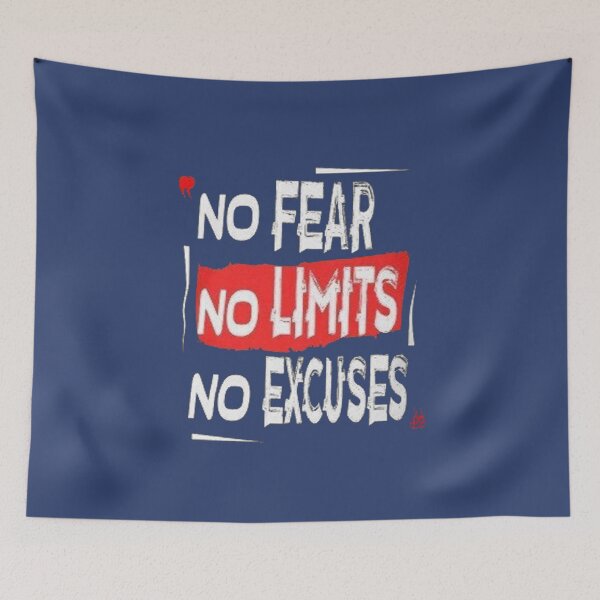 Item preview, No Fear No Limit No Excuase designed and sold by GabriellyLessa.