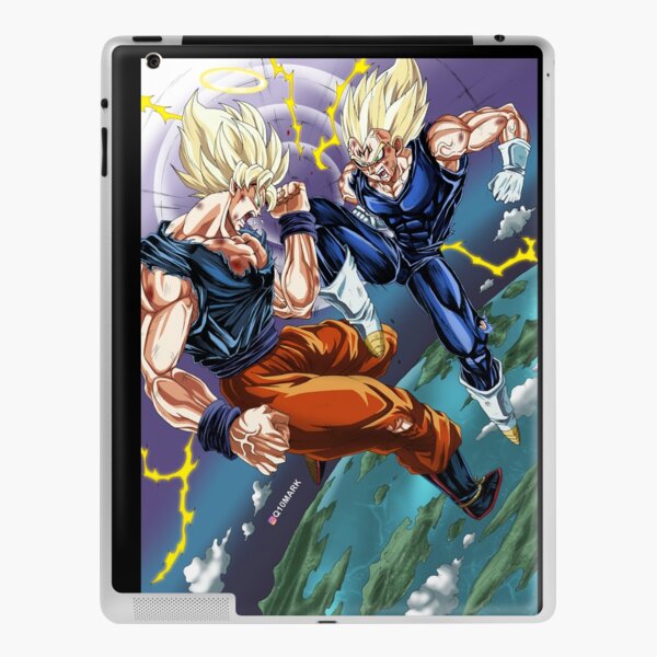 SSJ2 Goku vs Majin Vegeta - Q10Mark Poster for Sale by q10mark