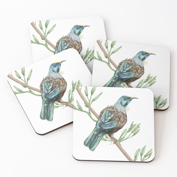 Item preview, New Zealand native bird - Tui designed and sold by KiwiandKit.