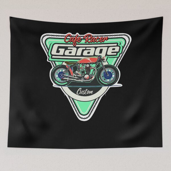 Item preview, Cafe Racer Custom Garage  designed and sold by adamstore0015.