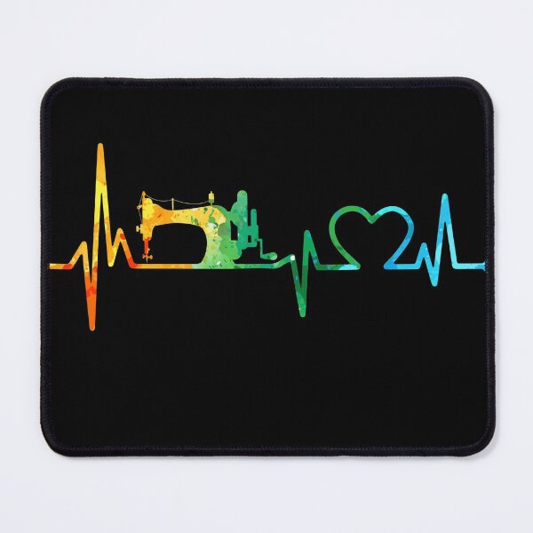 Item preview, SEWING HEARTBEAT WATERCOLOR, SEWING HEARTBEAT , SEWING WATERCOLOR designed and sold by WinghiDesign.