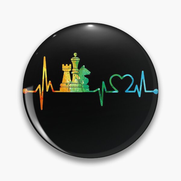 Item preview, CHESS HEARTBEAT WATERCOLOR, CHESS HEARTBEAT , CHESS WATERCOLOR designed and sold by WinghiDesign.