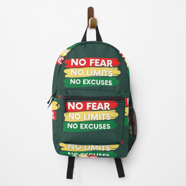 Item preview, No Fear No Limits No Excuses Red Yellow designed and sold by GabriellyLessa.