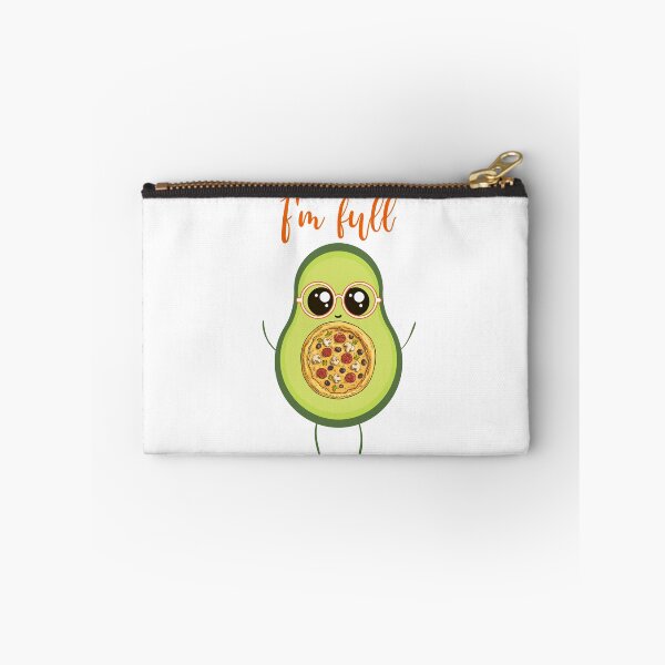 Item preview, Avocodo, I'm full, pizza, red glasses designed and sold by Benchamart.