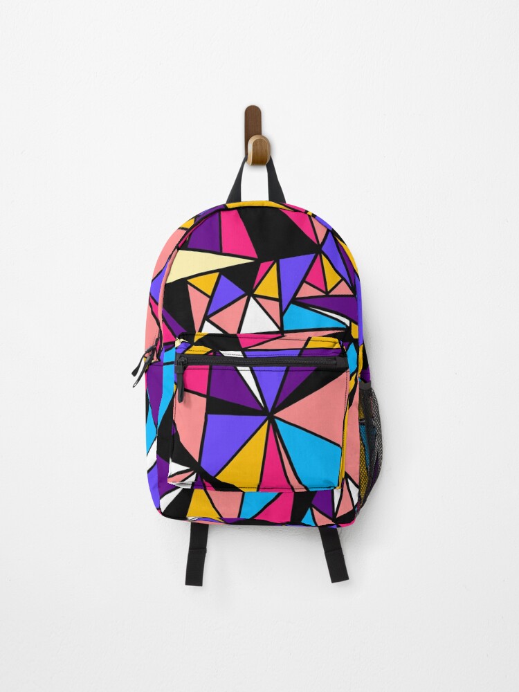 Thumbnail 1 of 3, Backpack, Abstract Triangular Mosaic designed and sold by Nattea.
