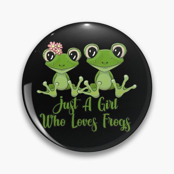 Item preview, Just A Girl Who Loves Frogs designed and sold by NuarzDesign.