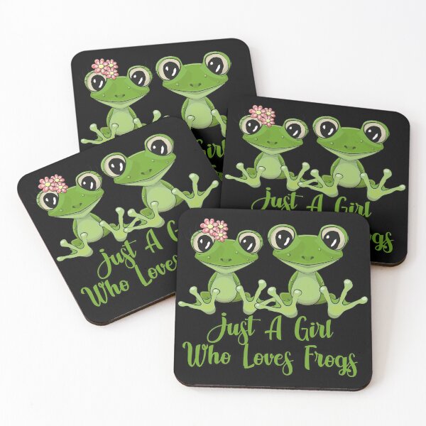 Item preview, Just A Girl Who Loves Frogs designed and sold by NuarzDesign.