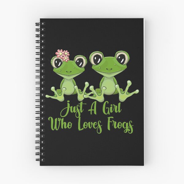 Item preview, Just A Girl Who Loves Frogs designed and sold by NuarzDesign.