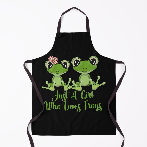 Item preview, Just A Girl Who Loves Frogs designed and sold by NuarzDesign.