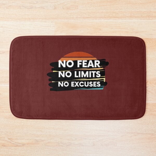 Item preview, No Fear No Limits No Excuses Restro designed and sold by GabriellyLessa.