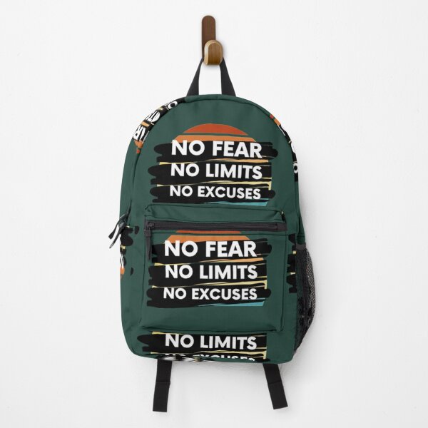 Item preview, No Fear No Limits No Excuses Restro designed and sold by GabriellyLessa.