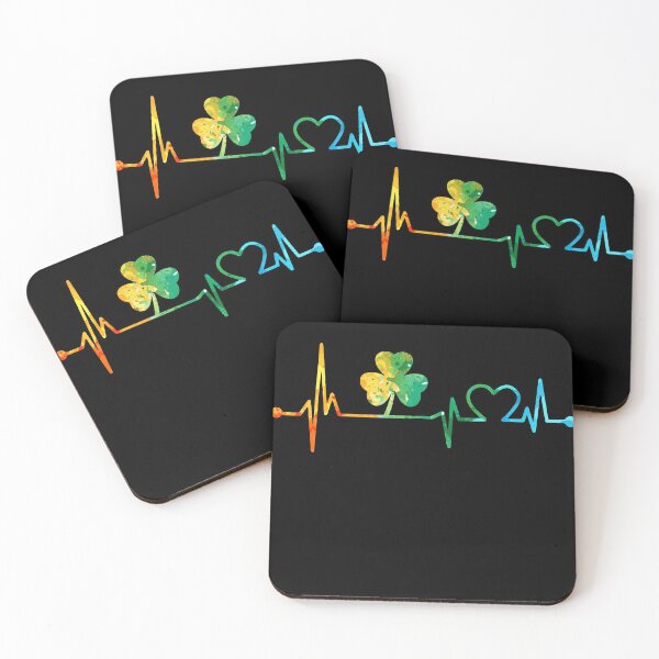 Item preview, IRISH HEARTBEAT WATERCOLOR, IRISH WATERCOLOR, IRISH HEARTBEAT  designed and sold by WinghiDesign.