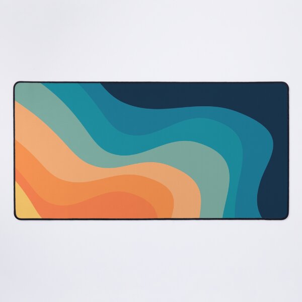 Aperçu de l'œuvre Décoration de vagues de style rétro créée et vendue par BattaAnastasia.
