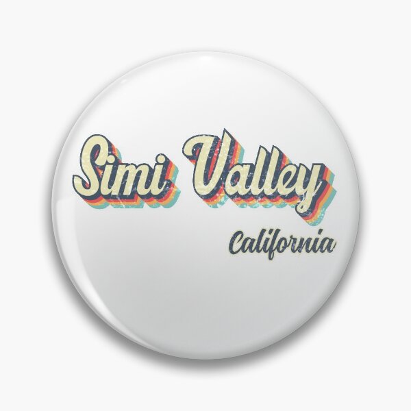 Item preview, Simi Valley City California Retro Vintage 70s rainbow designed and sold by Teelogic.