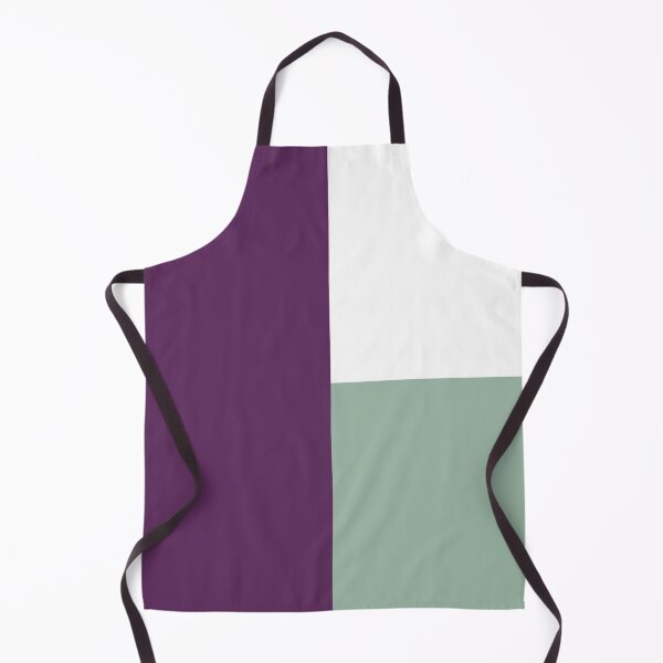 Item preview, AUBERGINE PURPLE, MUTED GREEN and WHITE 3 CHECKERS designed and sold by RachelMacht.