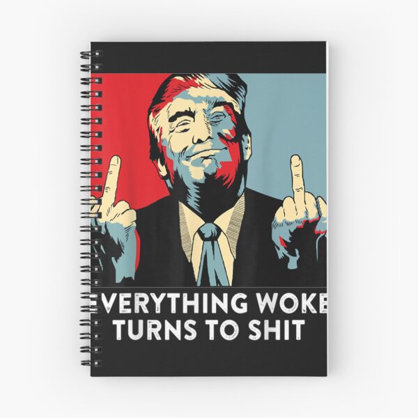 Item preview, Funny Saying Everything Woke Turns To Shit Political designed and sold by TERRYCOXSHOP.