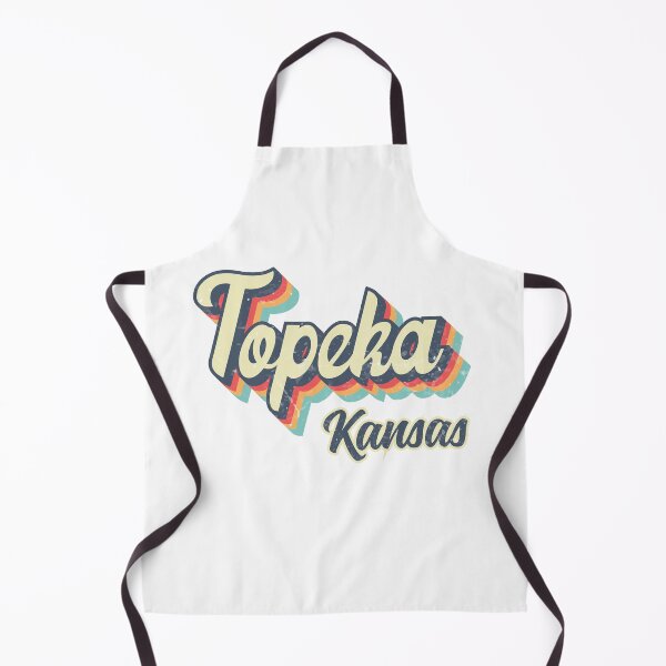 Item preview, Topeka city Kansas Retro Vintage 70s rainbow designed and sold by Teelogic.