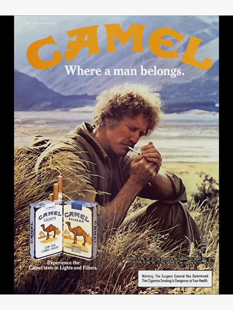 Disover Camel Cigarettes Premium Matte Vertical Poster