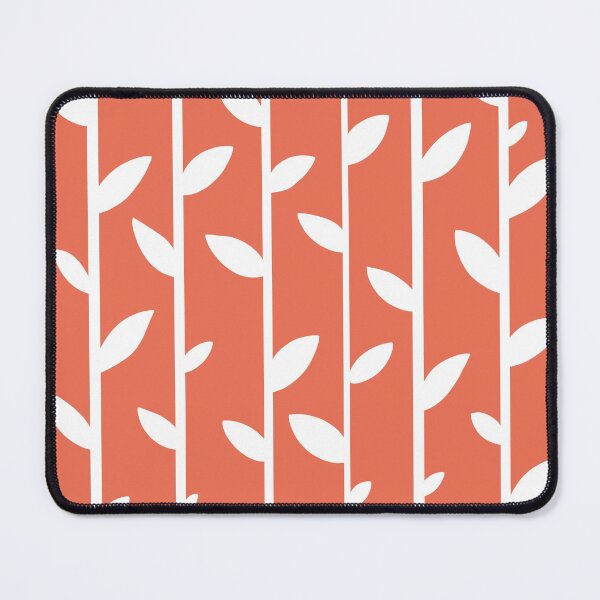 Item preview, Orange Leaves Floral Modern Contemporary Pattern designed and sold by bubblyshades.
