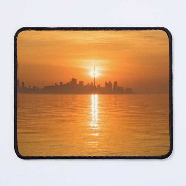 Item preview, Hot Timing - The Sun Rising Right Behind Toronto CN Tower designed and sold by Georgia Mizuleva.
