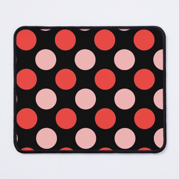 Item preview, Red Pink Black Polkadot Pattern designed and sold by CoolYule.