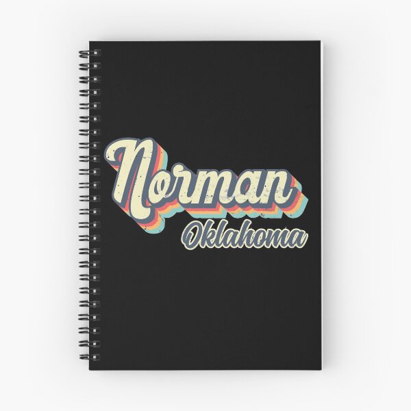 Item preview, Norman city, Oklahoma Retro Vintage 70s rainbow designed and sold by Teelogic.