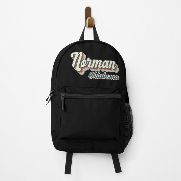 Item preview, Norman city, Oklahoma Retro Vintage 70s rainbow designed and sold by Teelogic.