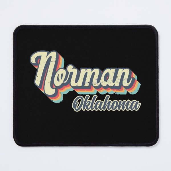 Item preview, Norman city, Oklahoma Retro Vintage 70s rainbow designed and sold by Teelogic.