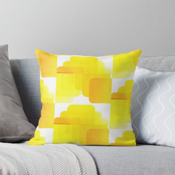Item preview, Bright Yellow Vintage Geometric  designed and sold by SockSandwich.