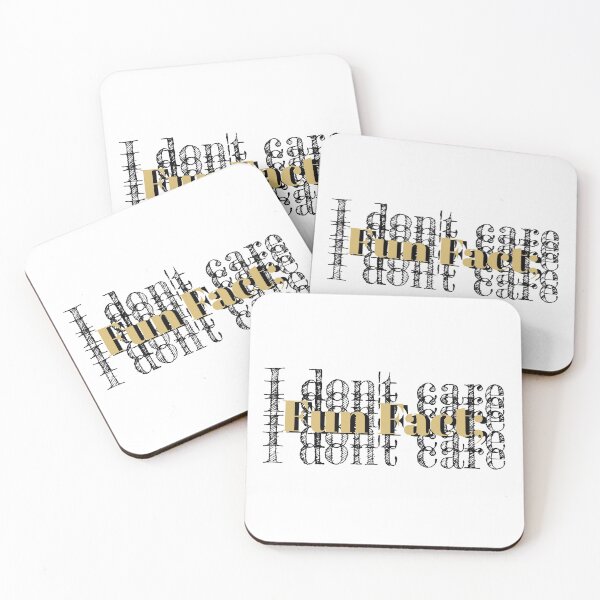 Item preview, fun fact, i don't care, funny quotes gift designed and sold by freeman1314.