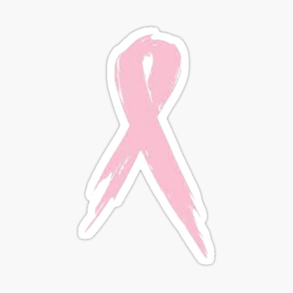 Wonder Woman Pink Breast Cancer Awareness Ribbon Sticker Car