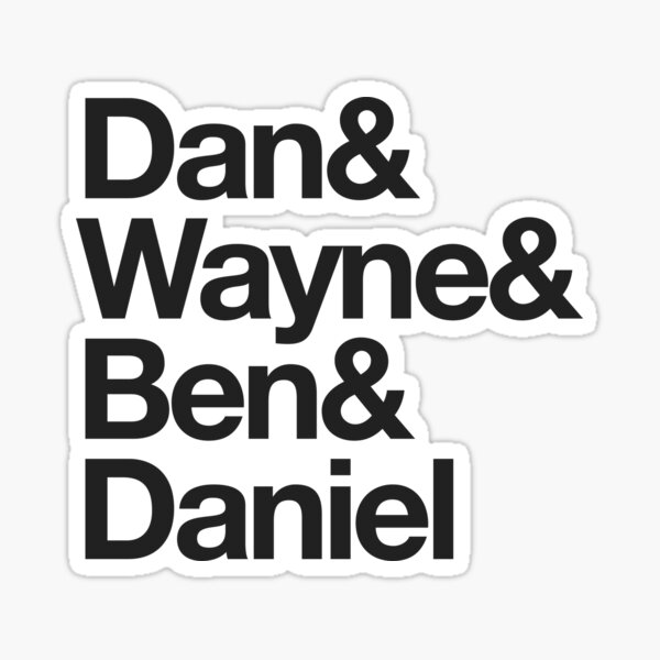 Imagine Dragons - Black Sticker