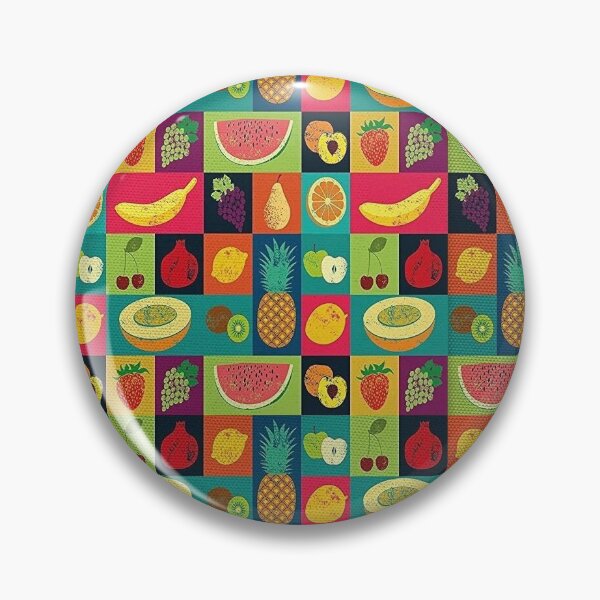Item preview, Pop Art Style Fruity Pattern - Rainbow designed and sold by SockSandwich.