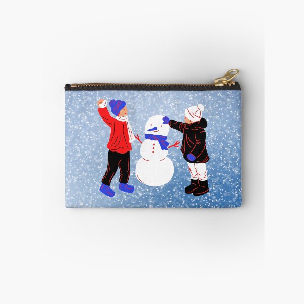 Artikelvorschau, Kinder spielen mit dem Schneemann entworfen und verkauft von Axi35.
