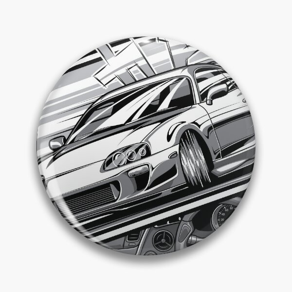 Item preview, Supra mk4 in Manga Style designed and sold by pjrstudio.