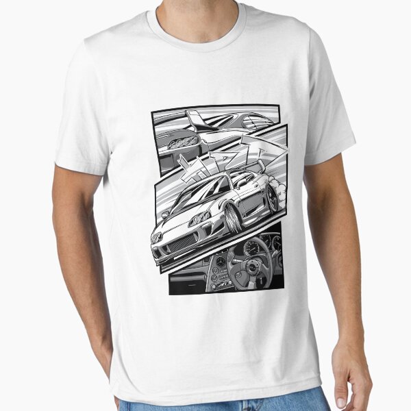 Supra mk4 in Manga Style Essential T-Shirt